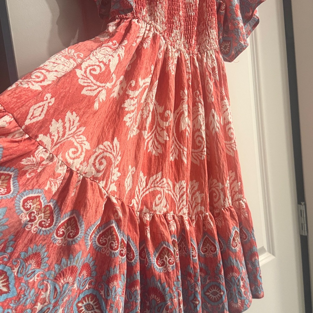 She + Sky Flutter Dress - Picture 4 of 8